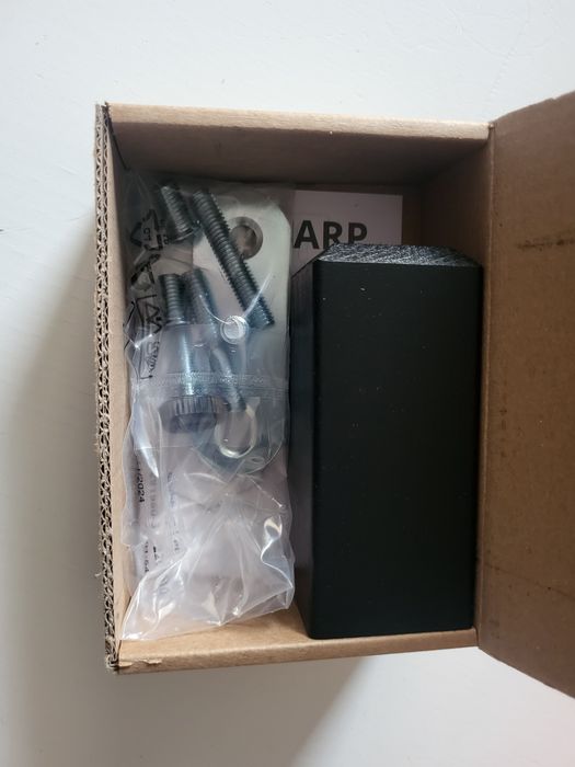 IKEA STUBBARP noga meblowa czarny brąz 1szt