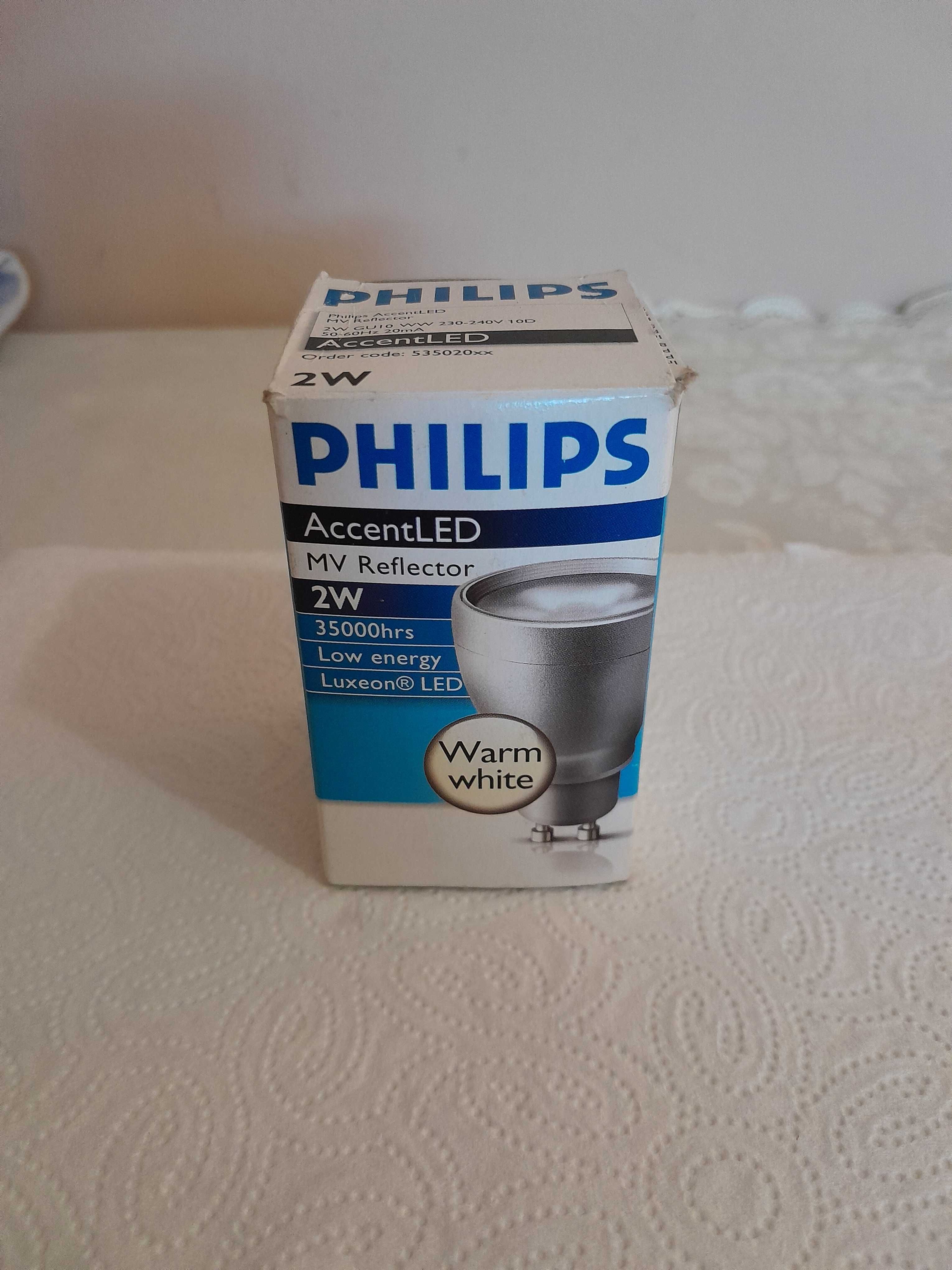 Żarówka Led Philips 2W, 3 sztuki.