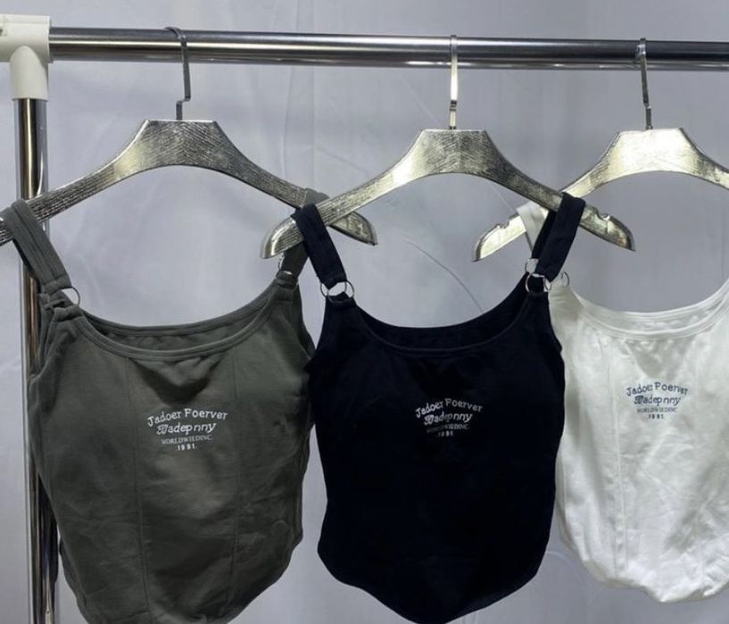 Топ майка сіра жіноча з чашками