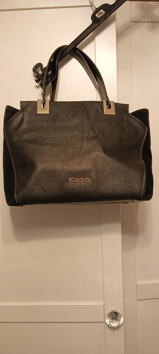 Elegancka torebka Kazar, skóra naturalna
