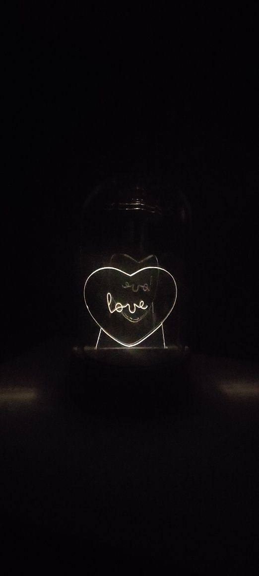 Lampka Led love serce świecąca baterie Aaa walentynki prezent