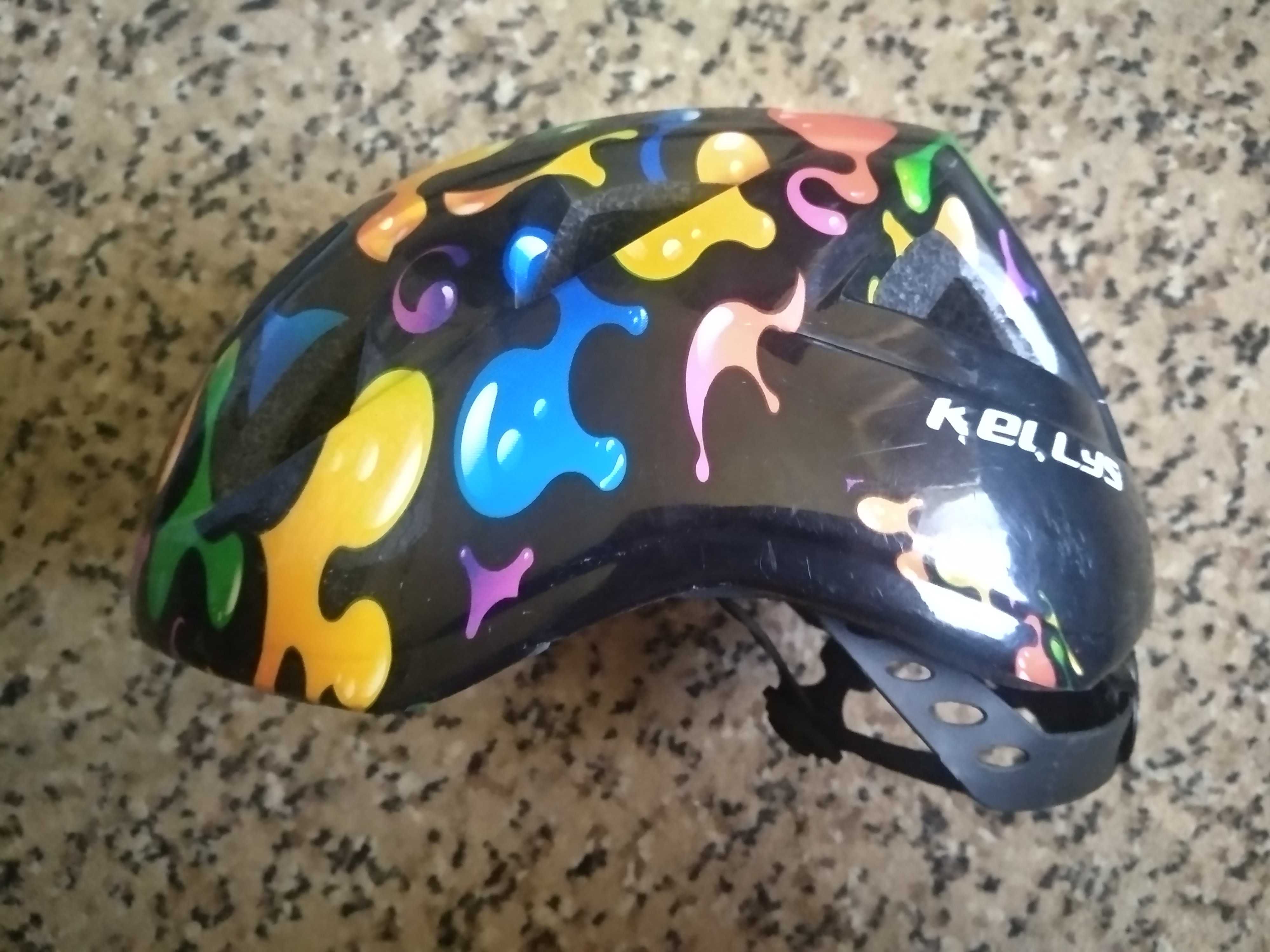 Велосипедный шлем KLS Smarty 54-58 (р) разноцветный черный