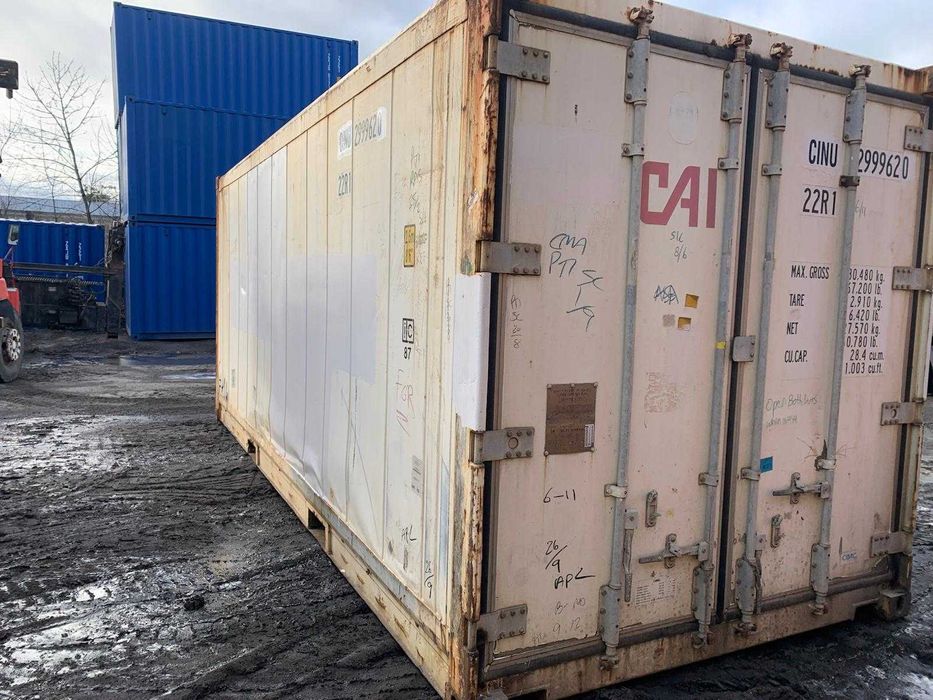 Kontener morski chłodniczy mroźniczy 20RF reefer używany 2010 do 2012