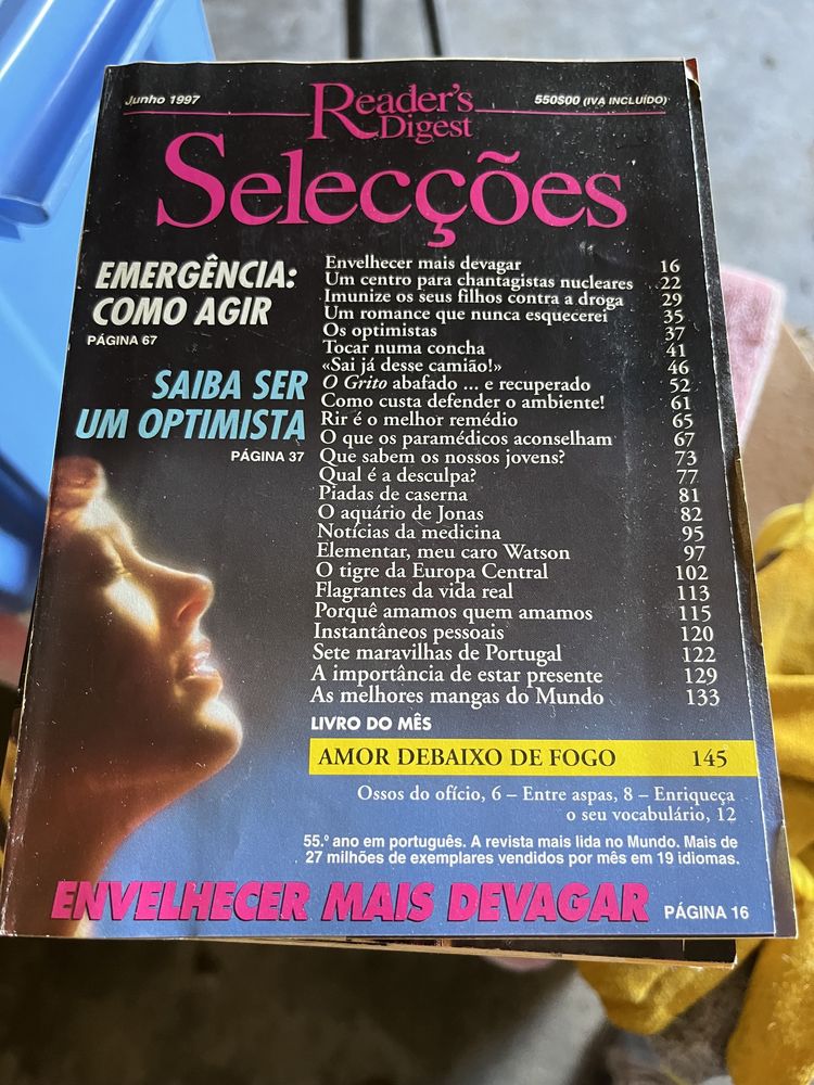 Revistas antigas das Seleções Reader’s Digest