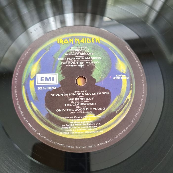 Iron maiden виниловые пластинки