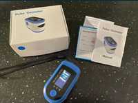 Pulsoksymetr pulsometr napalcowy Bluetooth APP