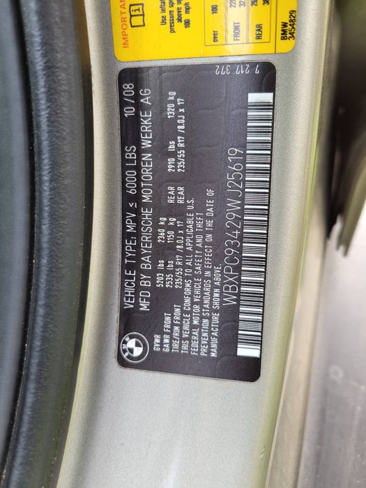 Bmw Бмв N52B30 мотор x3