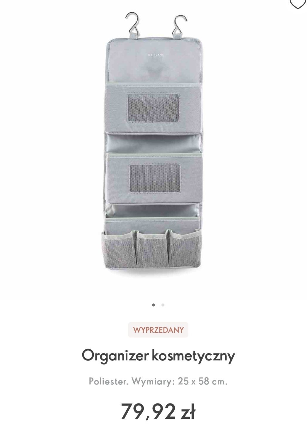 Organizer na kosmetyki wiszący oriflame