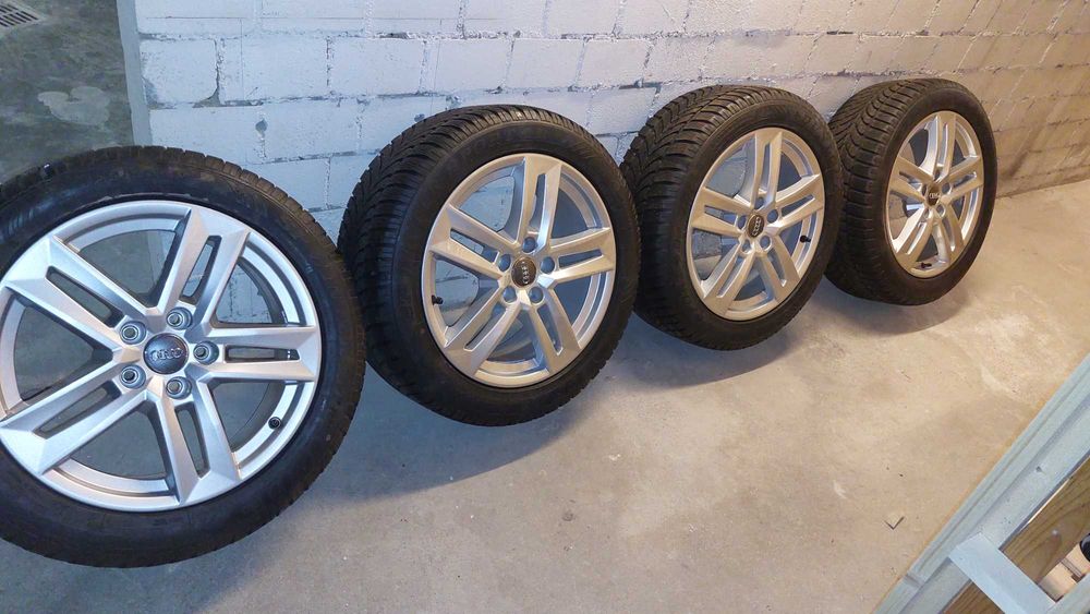 AUDI orginalne felgi aluminiowe+opony (zimowe)
