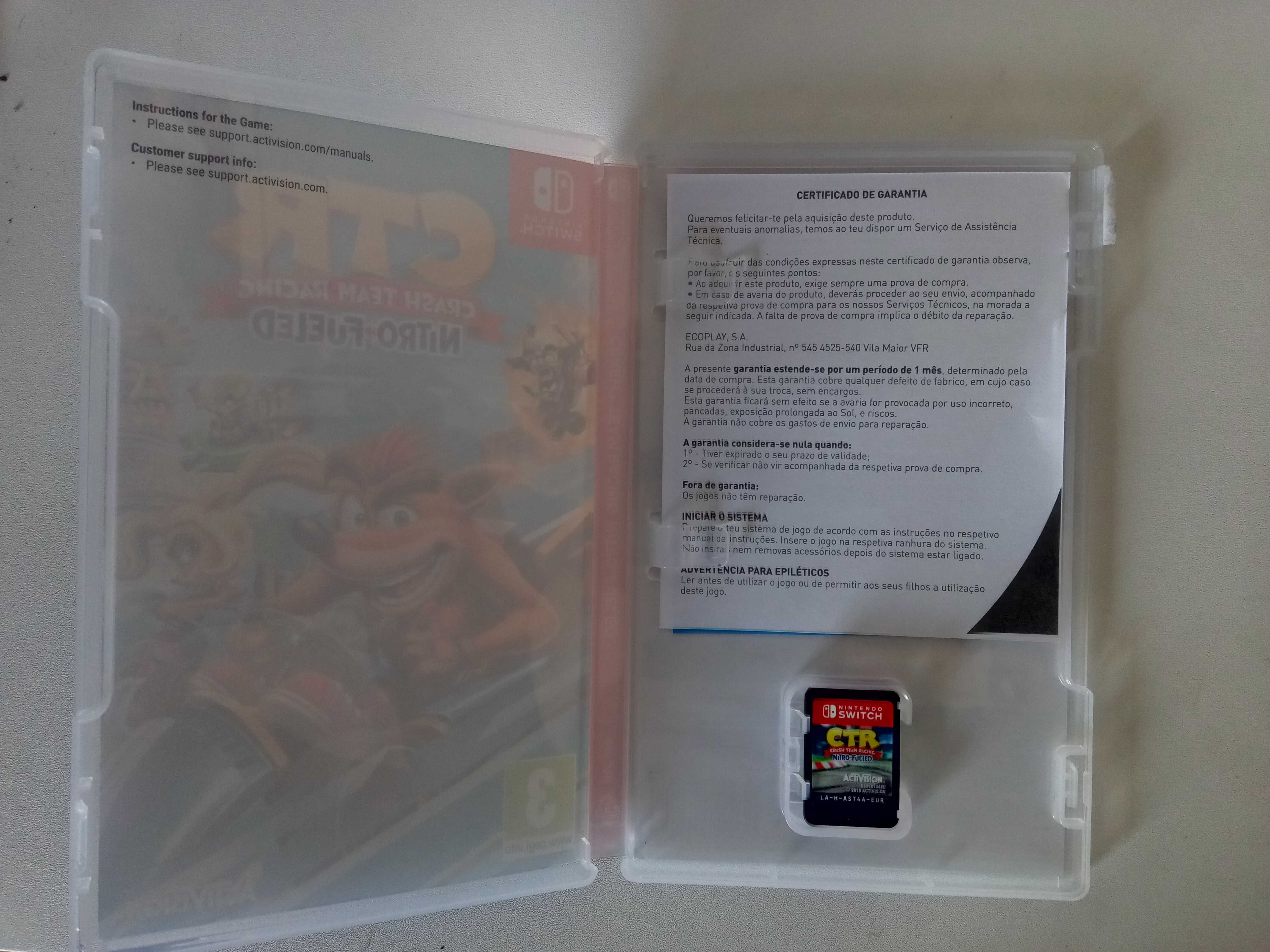 CTR  Crash Team Racing Nitro Fueled - Nintendo Switch - Jogo