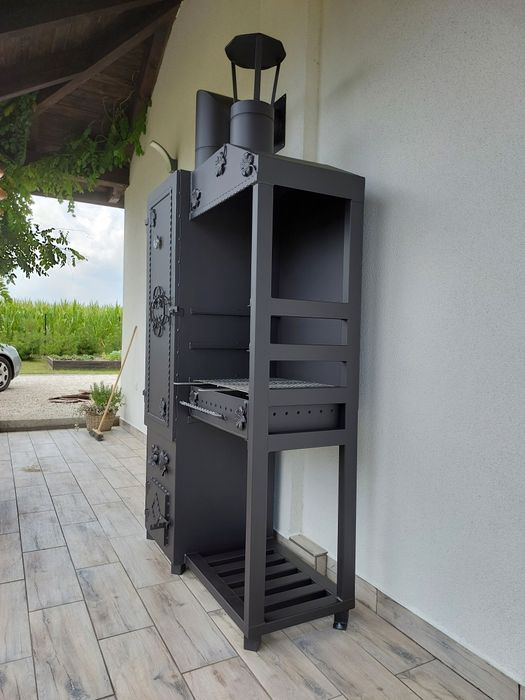 Wędzarnia Grill Smoker Wędzok Blacha 4 mm Solidna od Kowala BBQ