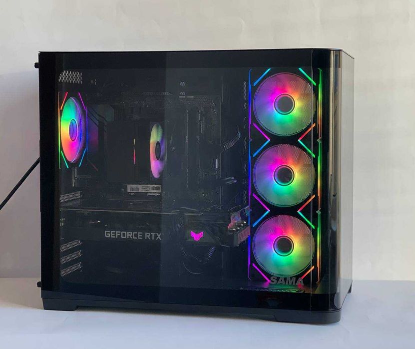 Топовий ПК! Гарантія! Asus RTX 3060 Ti Ryzen 5 5600X 16gb DDR4 M2 SSD!