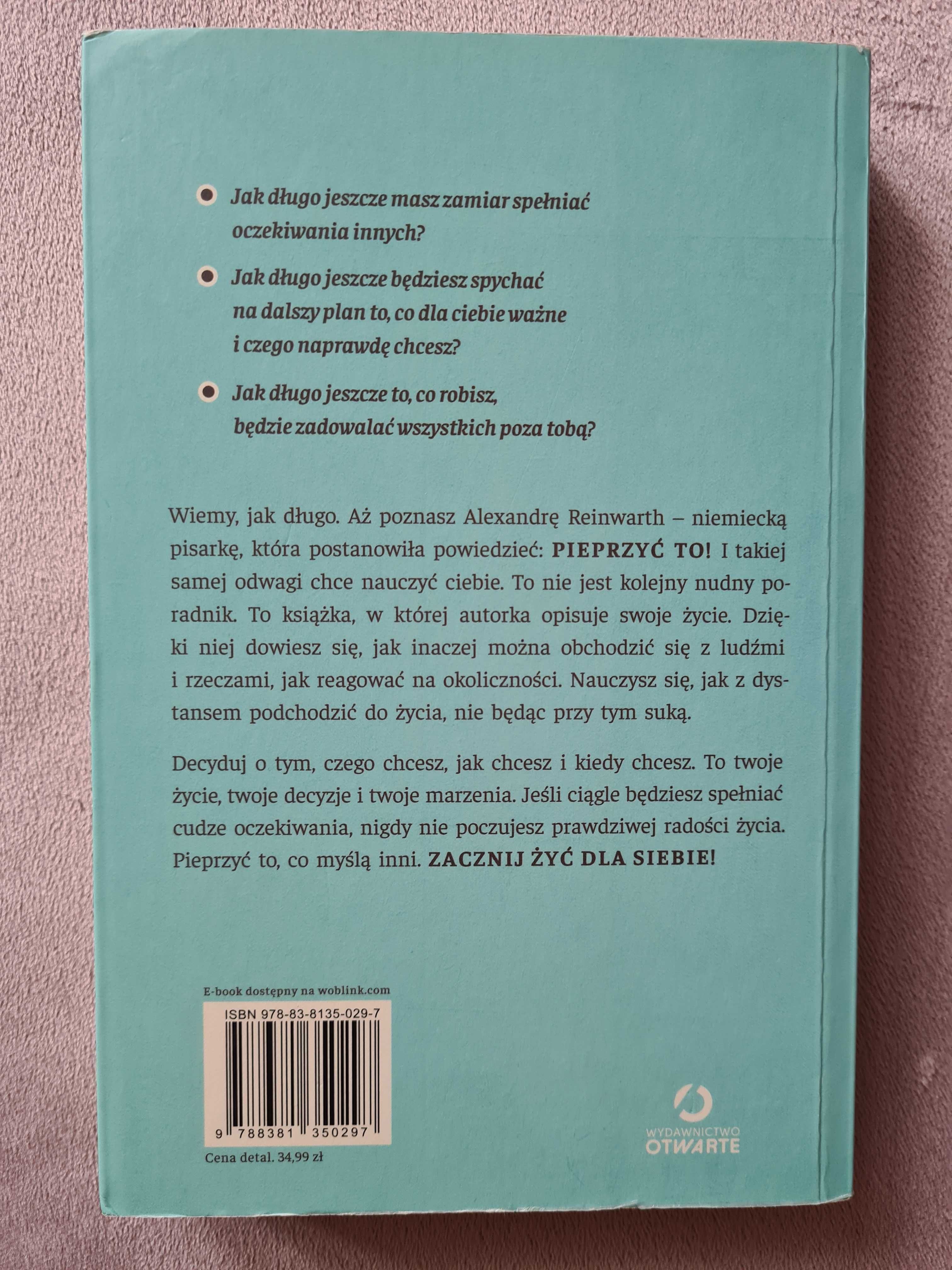 "Pieprzyć to" książka bestseller