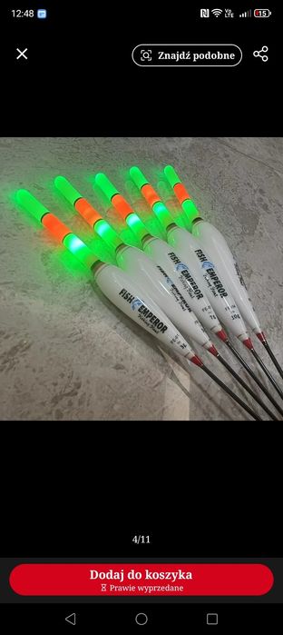 Spławik wedkarski LED swiecacy 3gramy