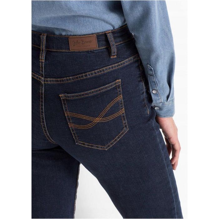 proste jeansowe spodnie jeansy 42-44 x