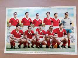 BENFICA Campeão Nacional 1954/55 Separata ORIGINAL Mundo Aventuras