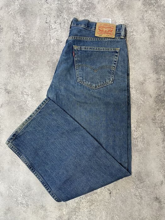 Мужские Джинсы Levis 505 Faded vintage (широкие,левайс,501)