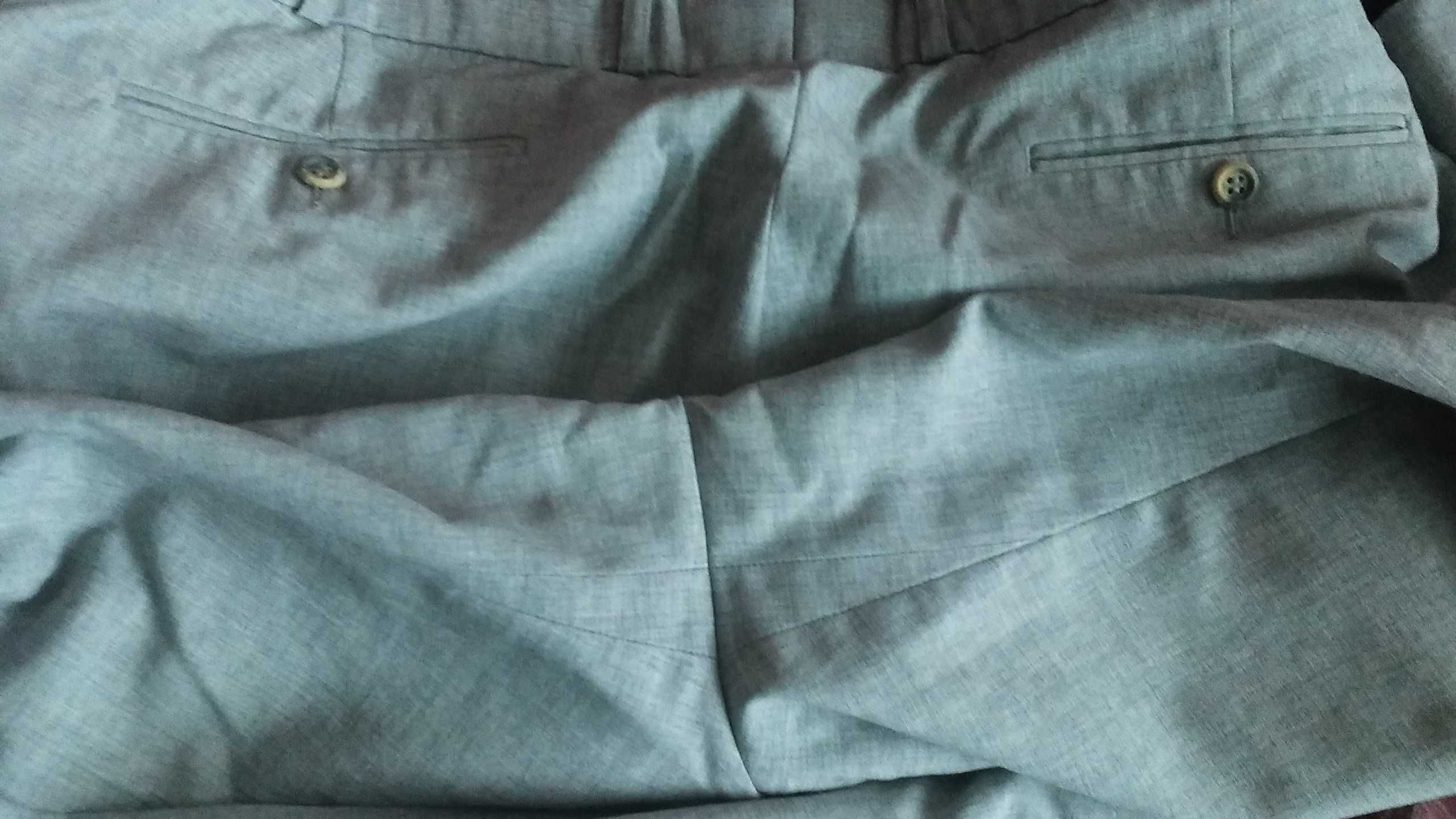 Spodnie wełniane, Gardeur, siwe,L/XL ?, wiosna, lato