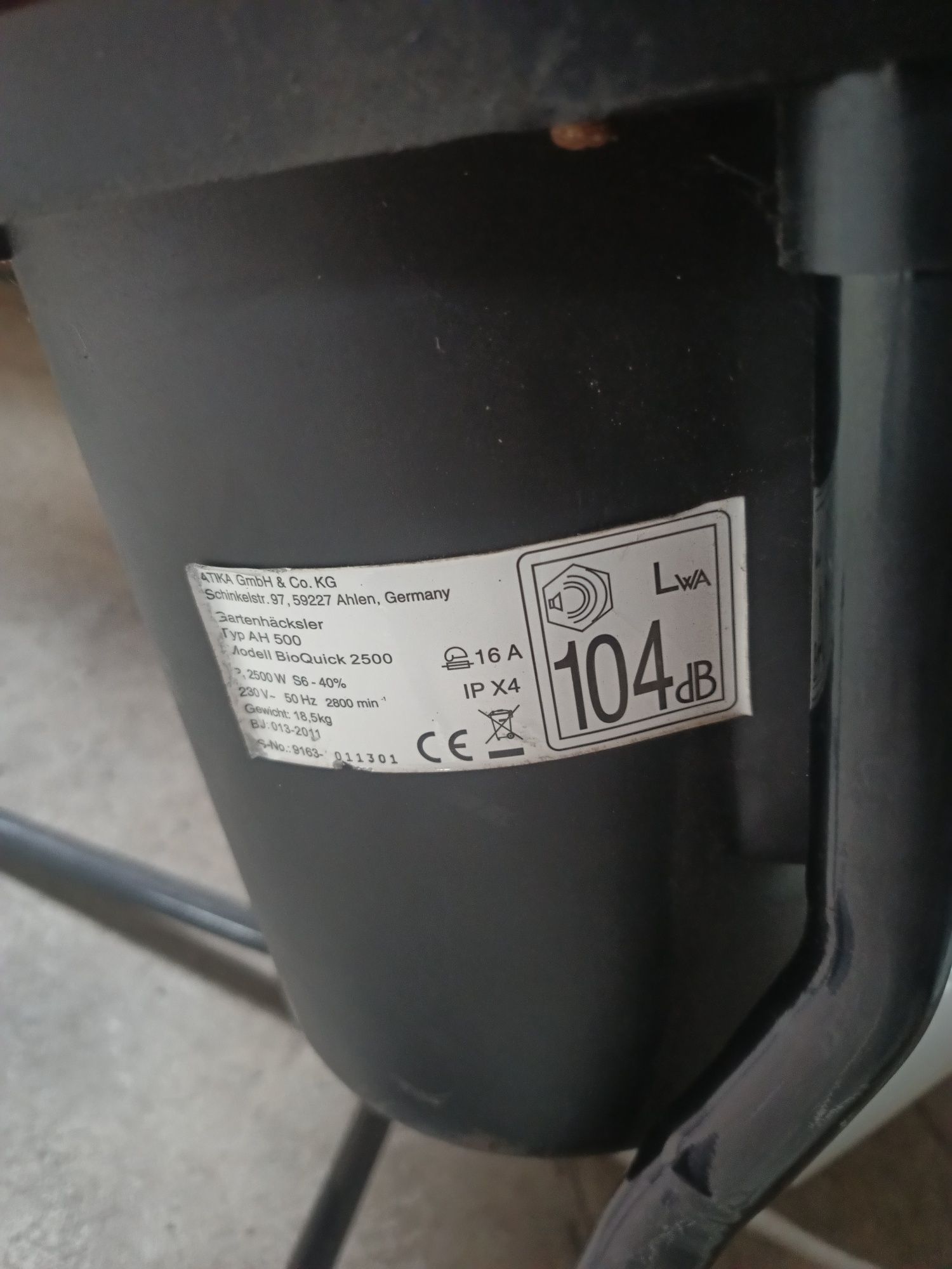 Подрібнювач гілок Atika 2500