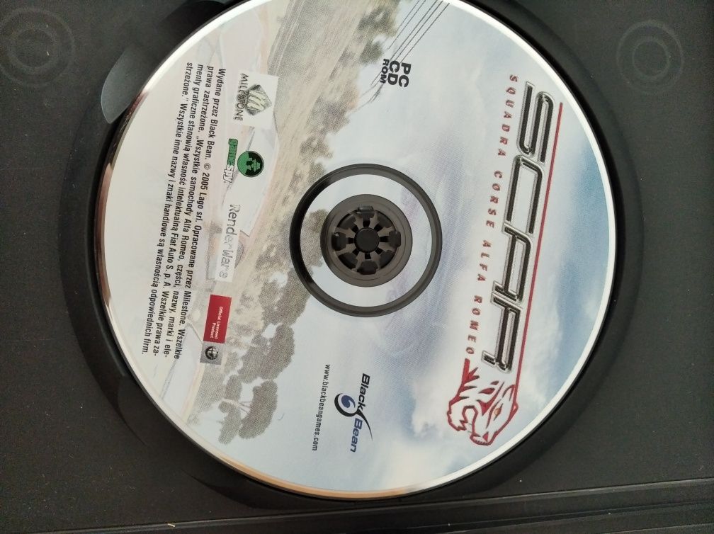 gra PC S.C.A.R. sqadra course Alfa Romeo polska wersja PC DVD box