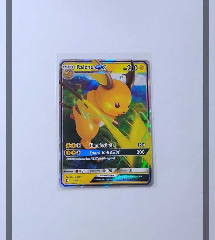 Raichu Gx 20/68 HIF Pokemon ENG-NM
