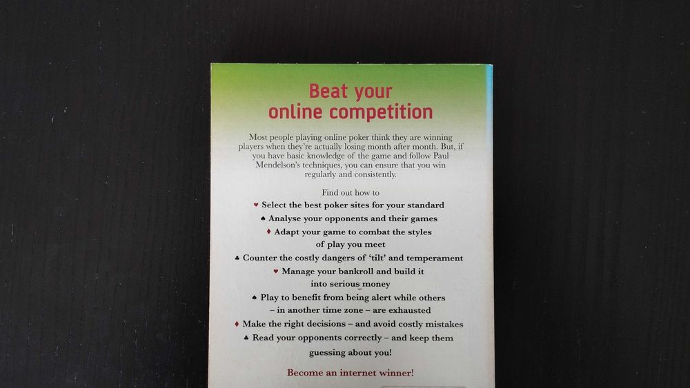 Livro - Texas Hold'Em Poker - Win Online