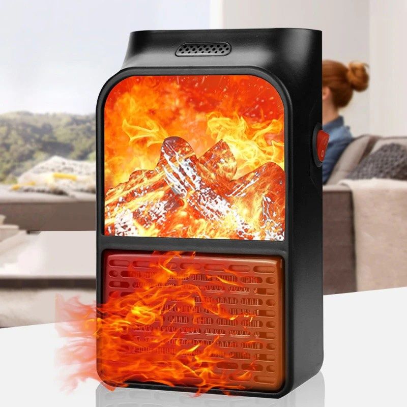 Портативный обогреватель Flame Heater (900 Вт)