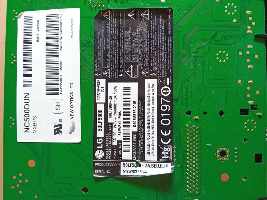 Placa Principal TV LG 50LF800