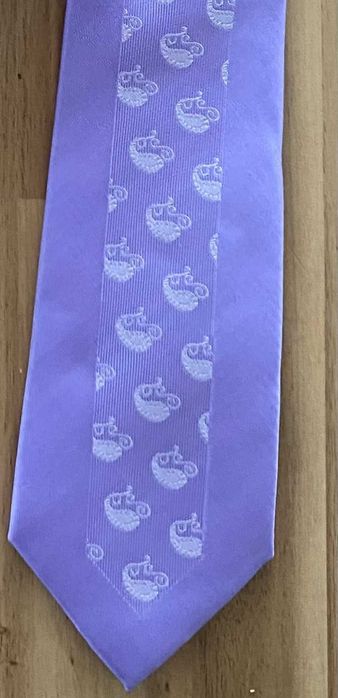 Pako Lorente krawat męski fioletowy super NOWY idelny na prezent