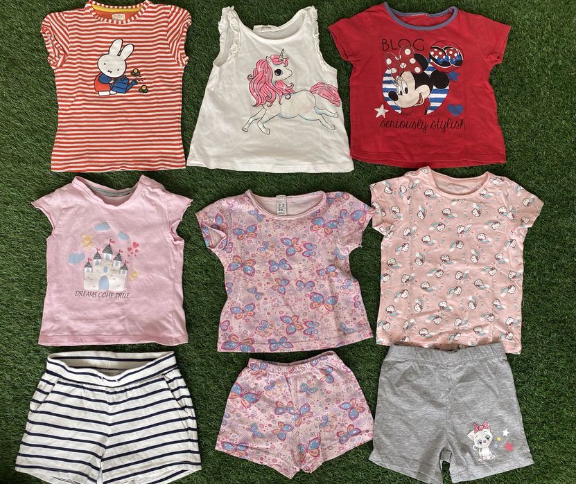 Verao menina 2 anos t-shirt calcoes