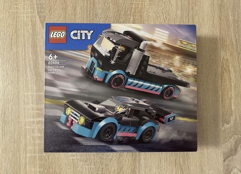 Nowe Lego City - Samochód wyścigowy i laweta 60406