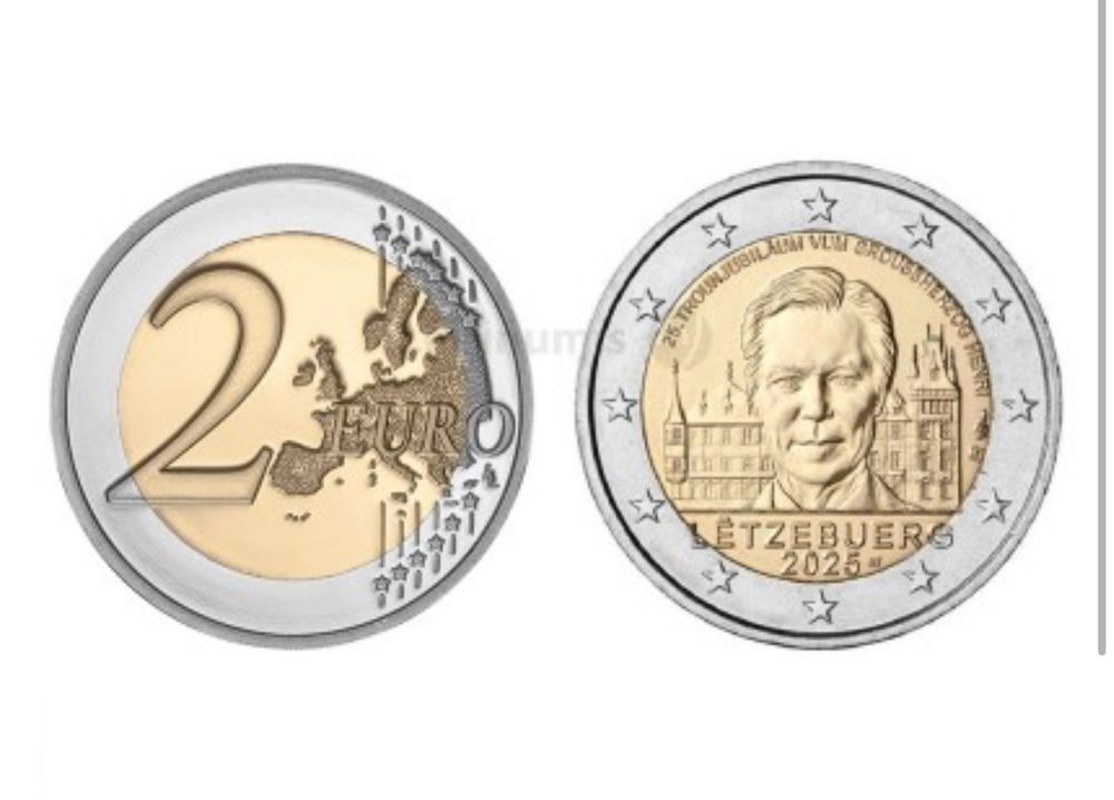 Moedas 2€ luxenburgo 2015
