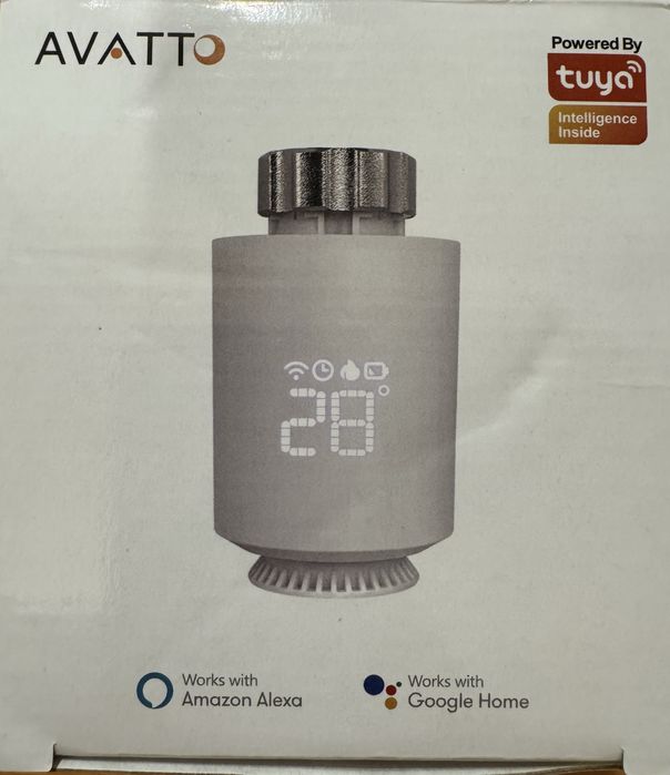Термоголовка термоклапан радіатора  Avatto TRV-06 Zigbee 3.0 Tuya