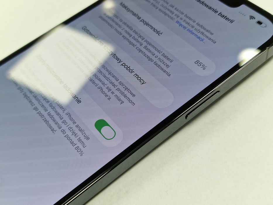Iphone 13 PRO MAX 256GB/ Green/ Zielony/ Bat 85%/ Grade A + ładowarka