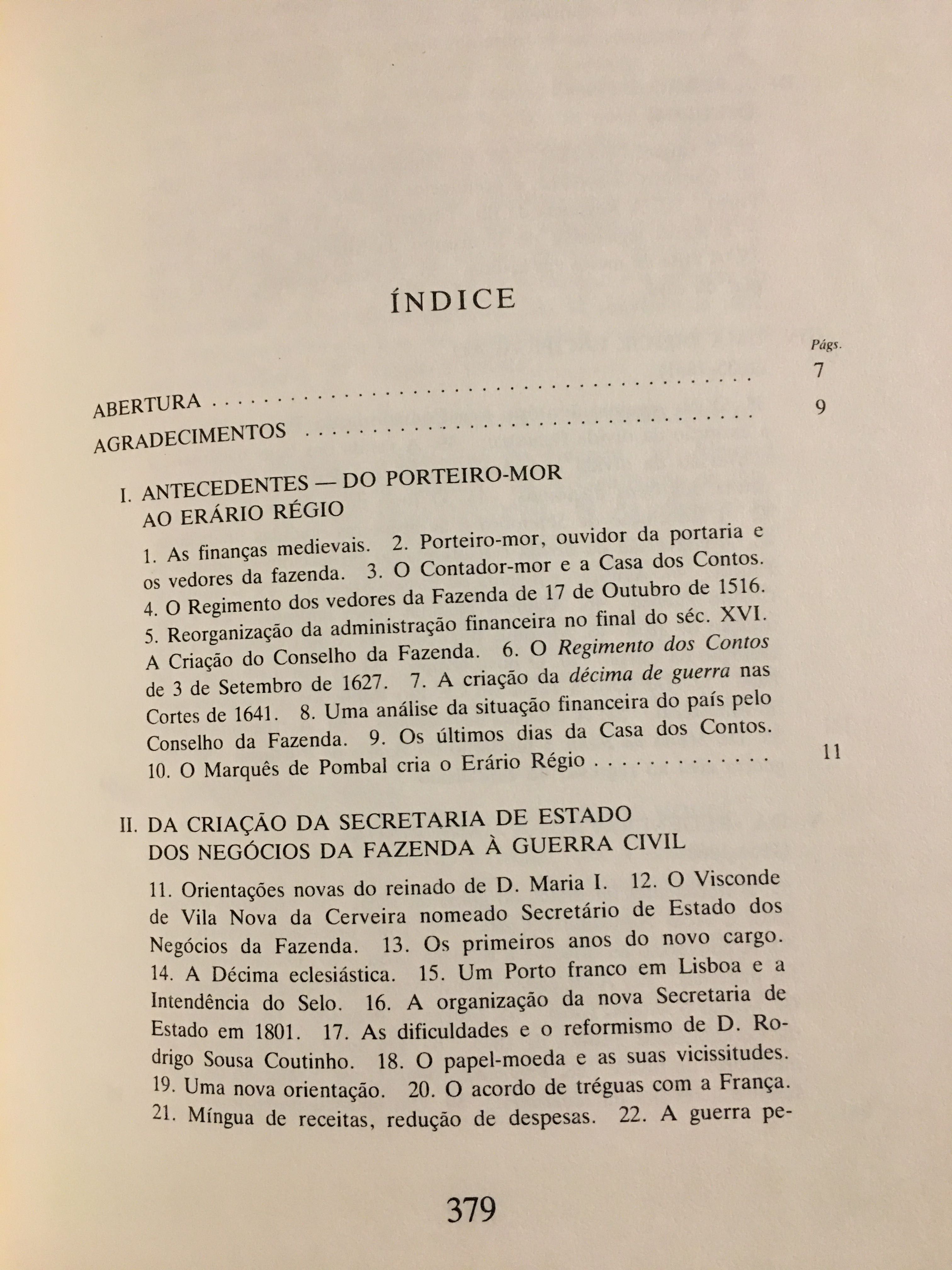 Como Nascem e Morrem os Portugueses/O Ministério das Finanças História