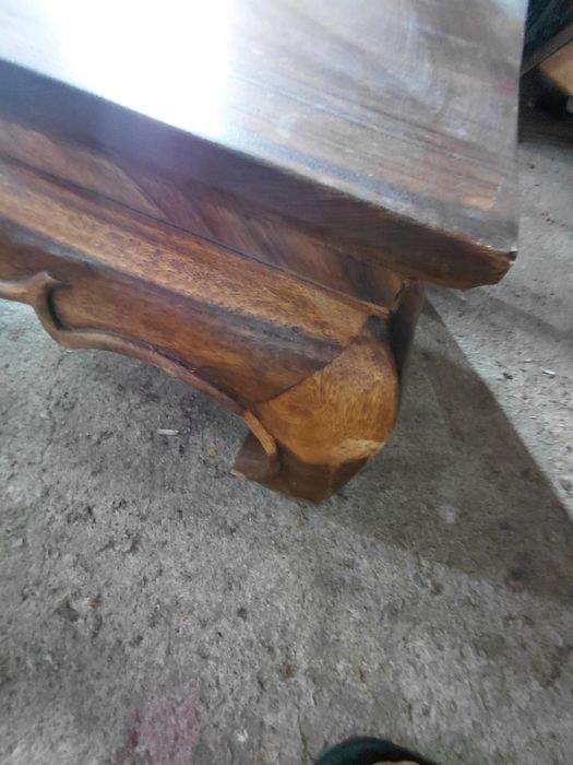 Mesa de centro rustica de estilo asiático