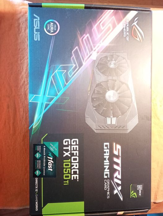 GFORCE GTX 1050ti Strix