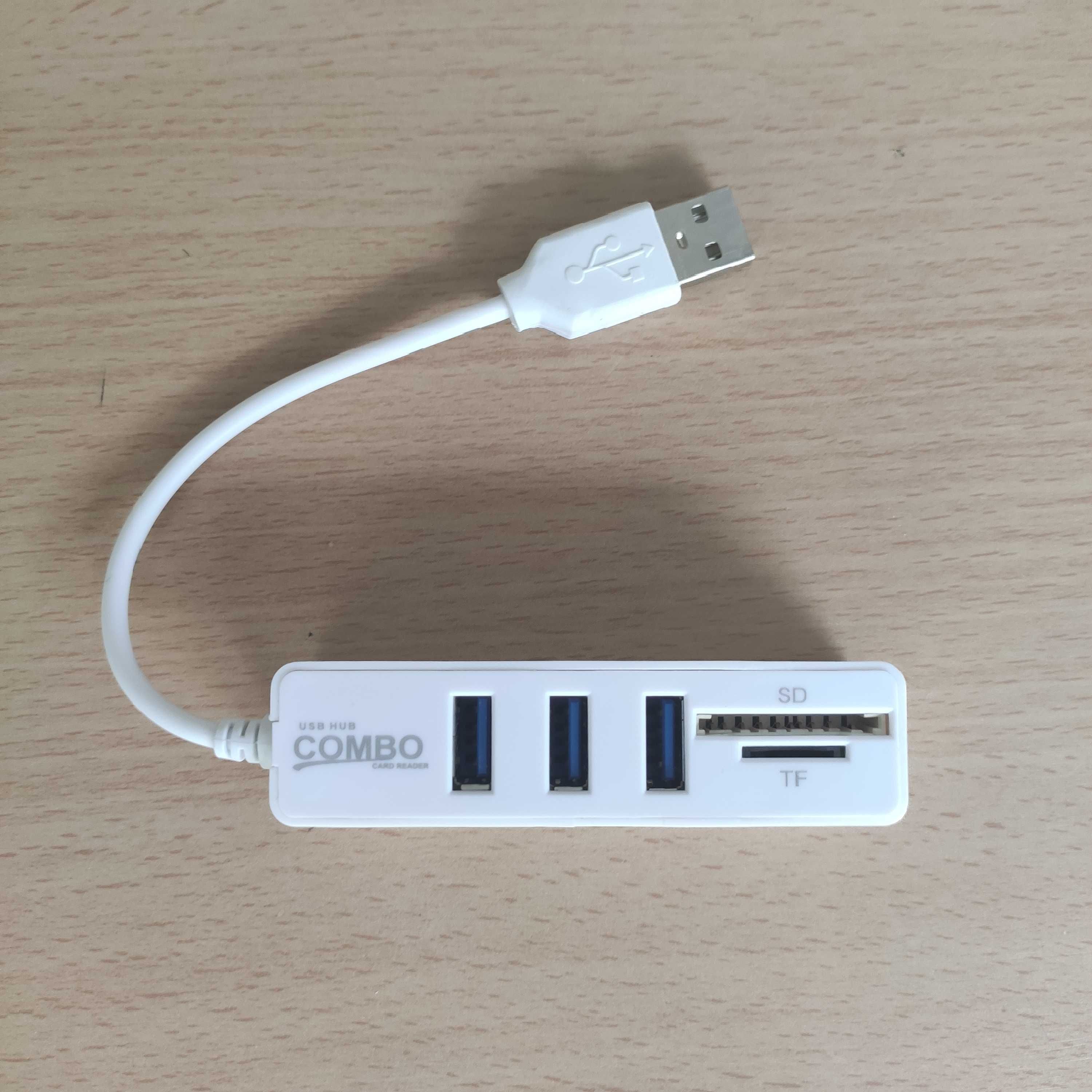 Hub Usb e Leitor de Cartões