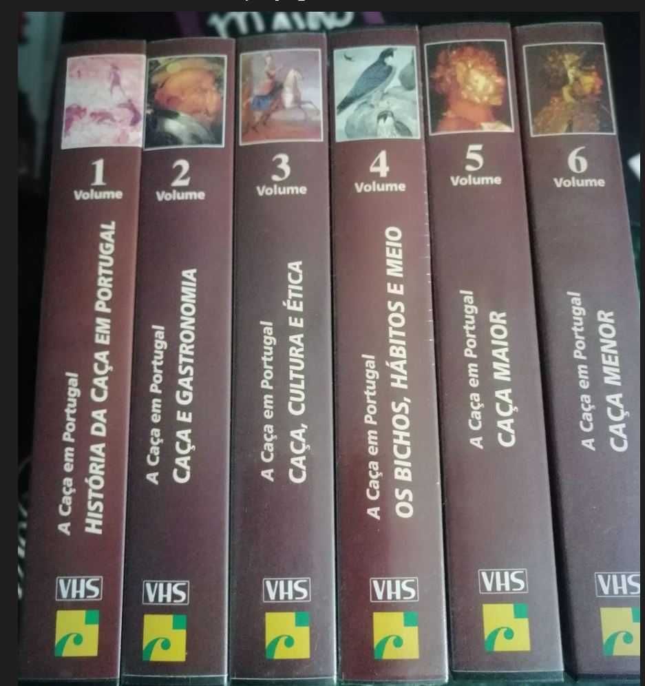 A CAÇA EM PORTUGAL - Completa 6 Unidades VHS