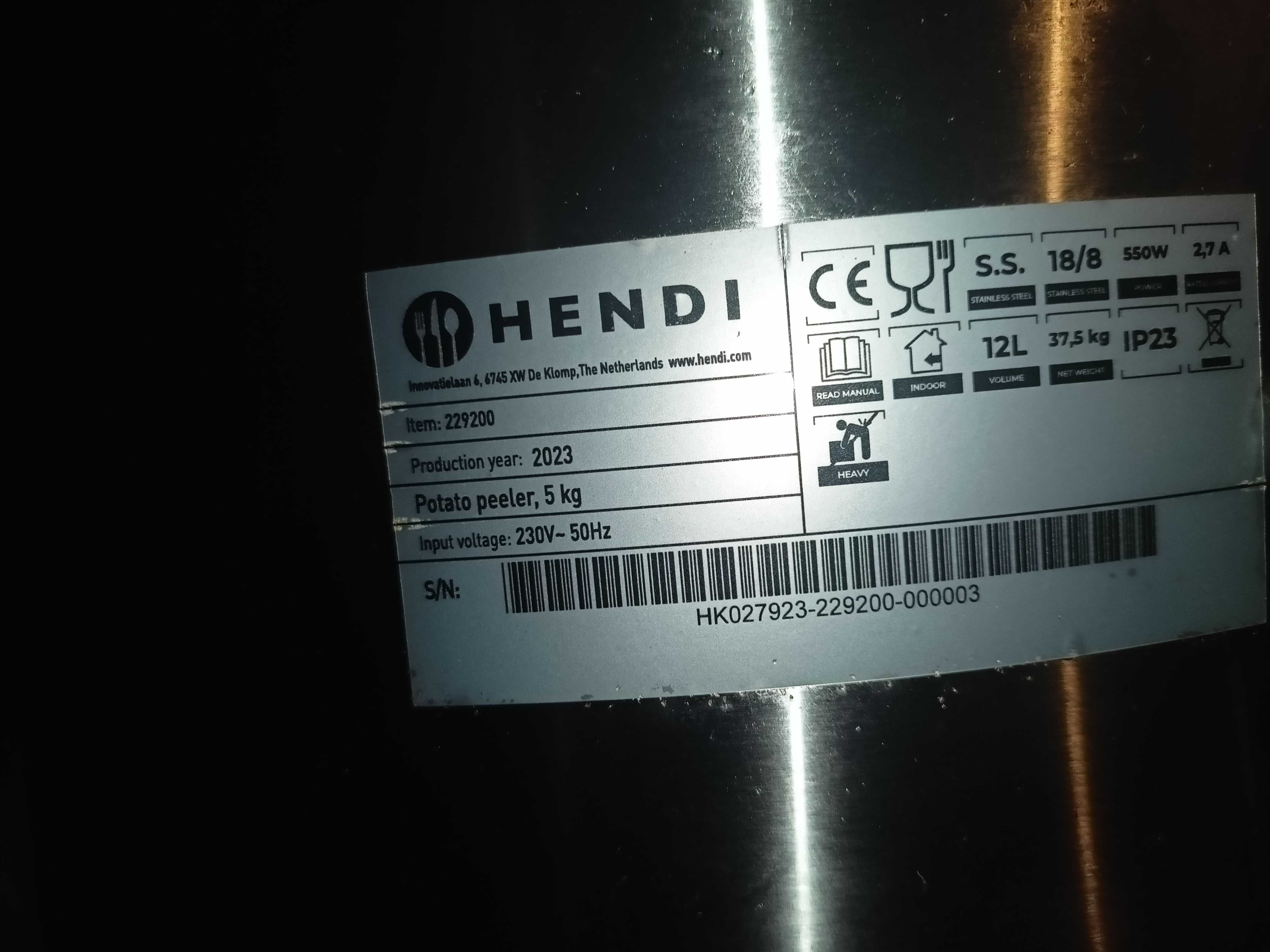 Obieraczka do ziemniaków HENDI