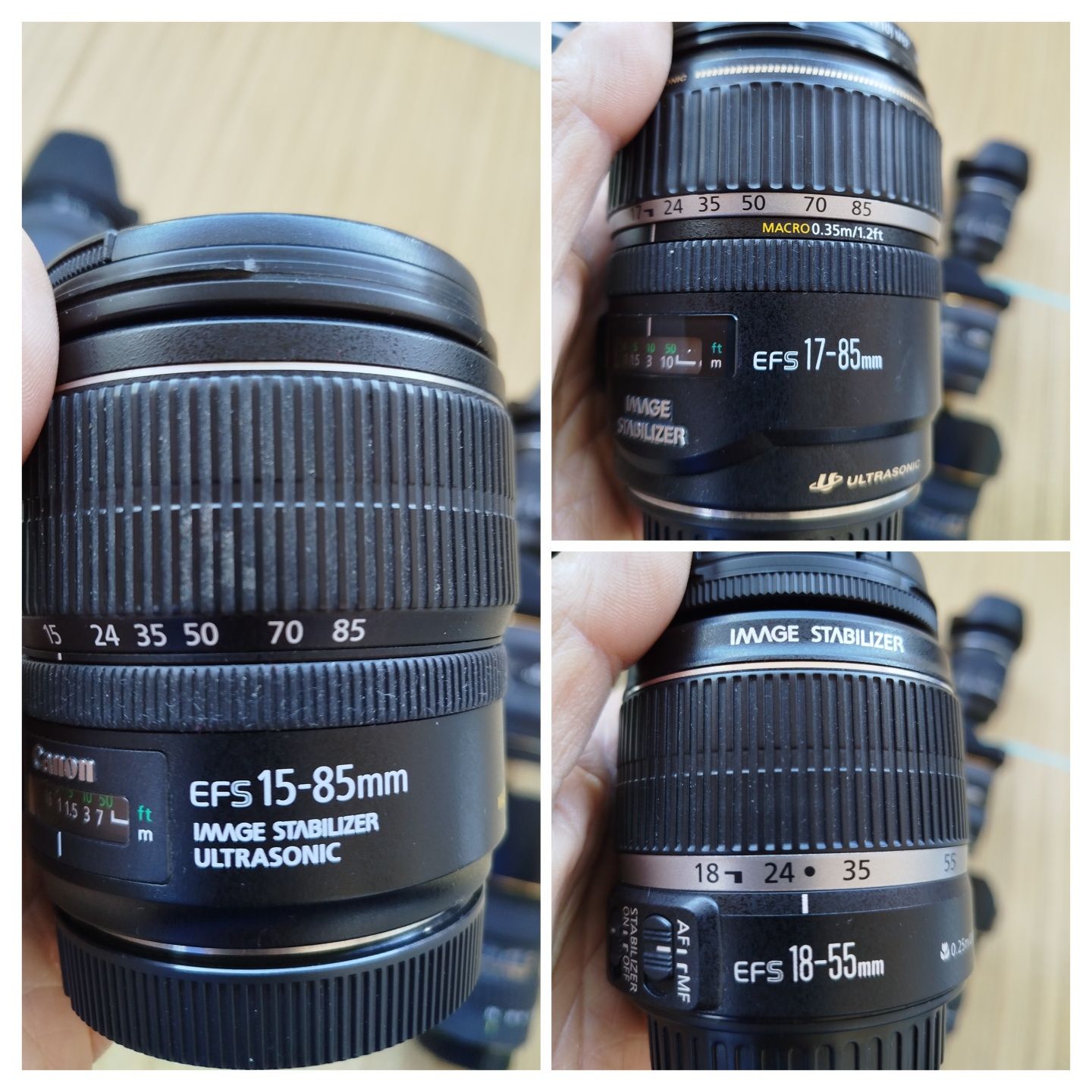 Lentes para Canon EF-S, 10 no total