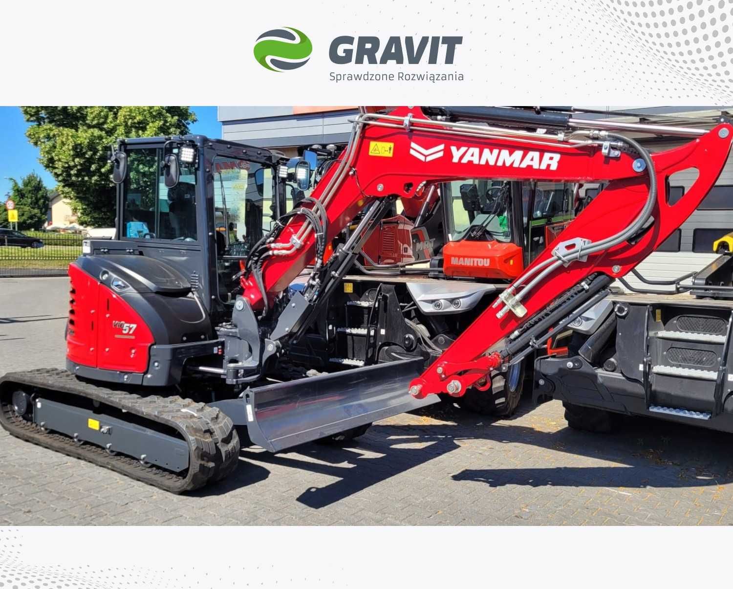 Koparka Yanmar ViO57-6B (6 ton) od Autoryzowanego Dealera - GRAVIT