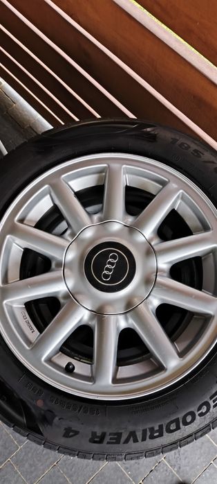 Alufelgi 5szt. 15' audi 80 z oponami