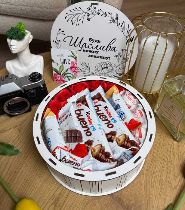 Подарунковий набір для жінки, Солодкий подарунок, Подарункові бокси