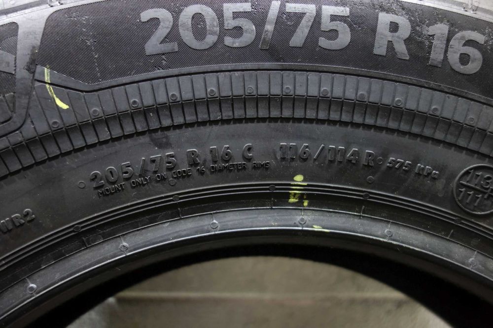 205/75R16C Opony letnie używane Continental Van.Contact.Eco (A88)