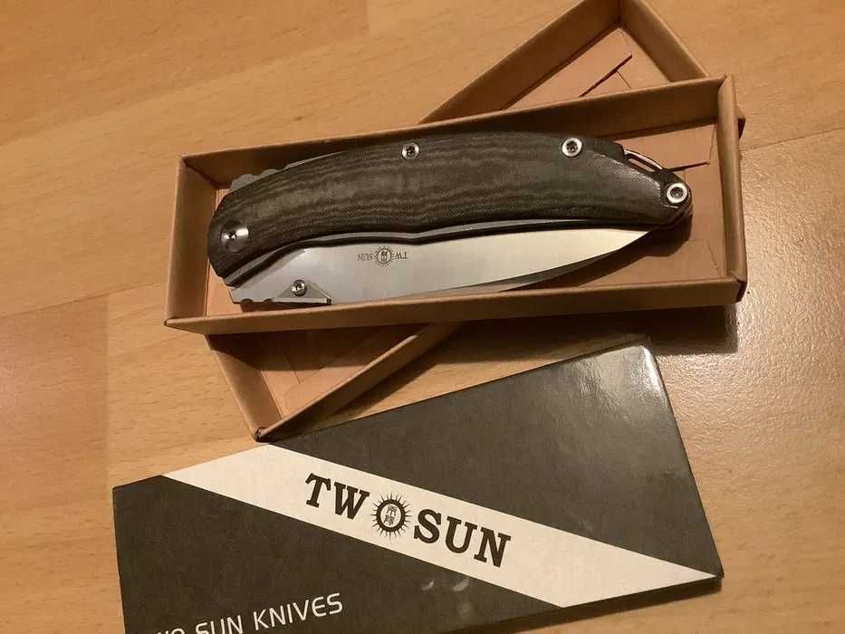 Nóż TwoSun TS357 N690 TC4 Micarta tytan Civivi WE nowy!