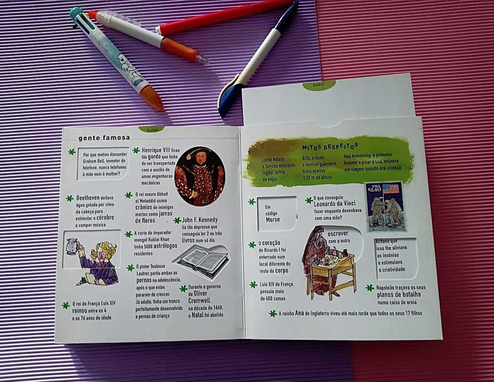Livro infantil cartonado ”Factos Fenomenais Divertidos” Edicare Lda