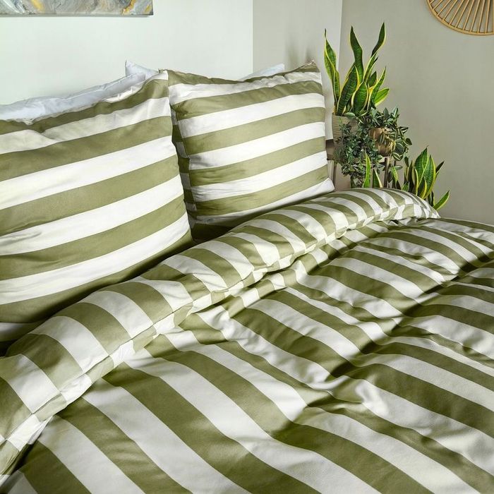 Pościel 140x200 Mikrofibra poszewka 70x80 Komplet Eusebia Home W Pasy
