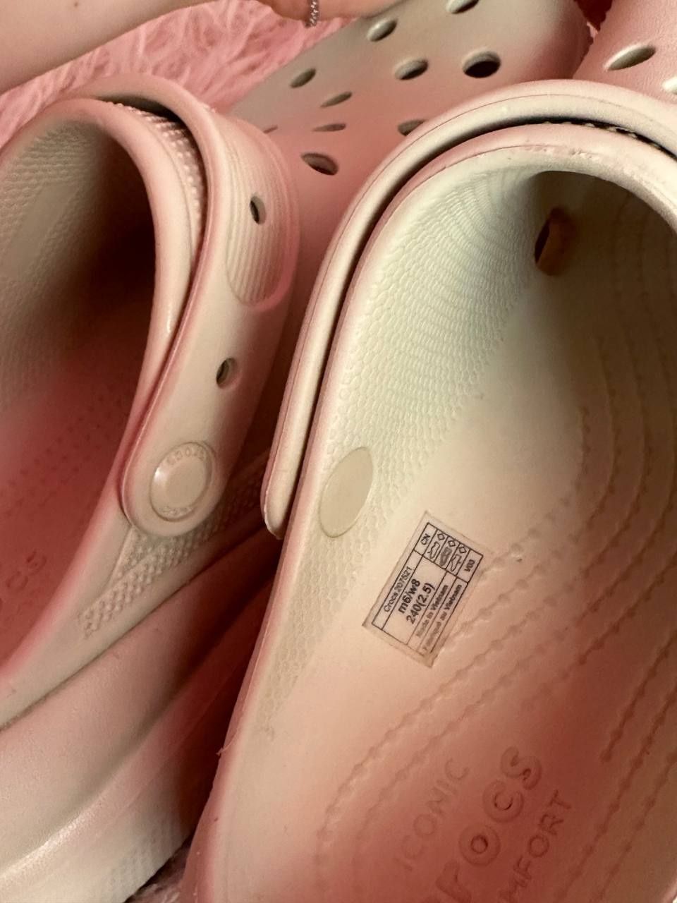 Крокси молочні Crocs Сабо