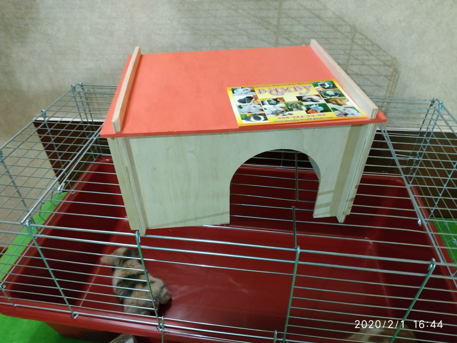 Клетка для карликовых кроликов 92см ЛЮКС набор